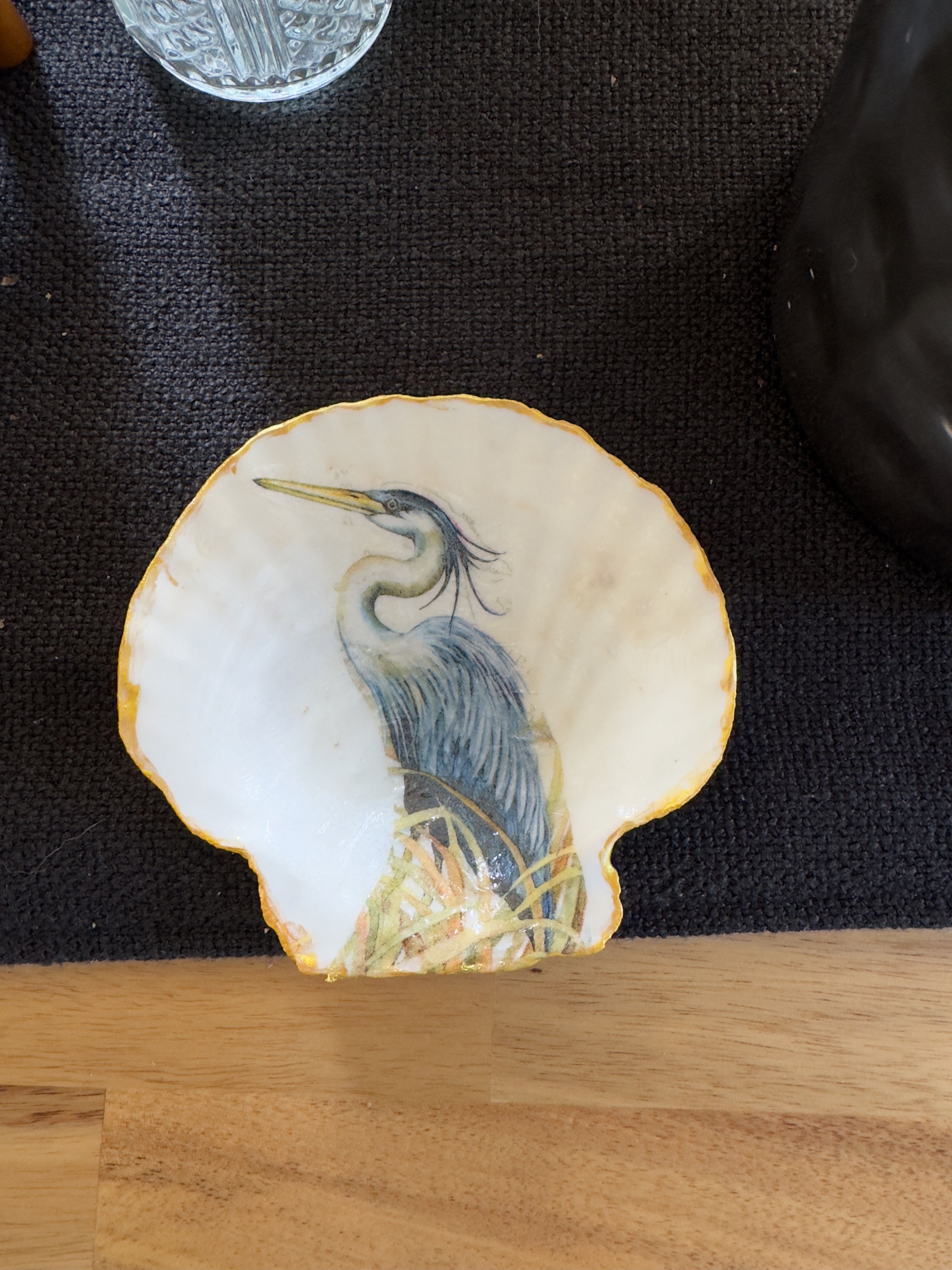 Bird shell art
